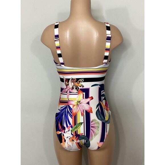 New. Trina Turk floral swimsuit….size 8 - Picture 11 of 16